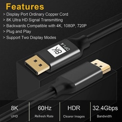 ヨドバシ.com - YOUZIPPER ユージッパー DP8K-30 [DisplayPortケーブル