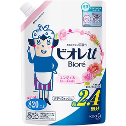 ビオレu ボディウォッシュ エンジェルローズの香り つめかえ用 820ml [ボディソープ]