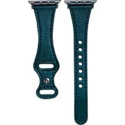 PSNSWVW6L-GR [Apple Watch 42/44mm 用 ピンバックルスリムウェーブ 交換バンド グリーン]