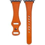 PSNSWVW6S-OR [Apple Watch 38/40mm 用 ピンバックルスリムウェーブ 交換バンド オレンジ]