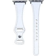 PSNSWVW6S-WH [Apple Watch 38/40mm 用 ピンバックルスリムウェーブ 交換バンド ホワイト]