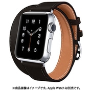 HR-18SMW05-1-1 [Apple Watch 40/38mm 用 二重巻き トゥーループ 交換バンド ブラック]
