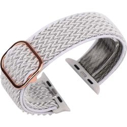 AW-NYN01WH [Apple Watch 38/40mm 用 ナイロン 交換バンド ホワイト]