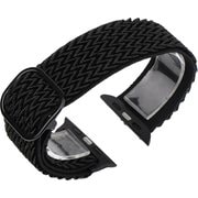 AW-NYN02BK [Apple Watch 42/44mm 用 ナイロン 交換バンド ブラック]