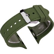 AW-SIF01GR [Apple Watch 38/40mm 用 シリコン 交換バンド グリーン]