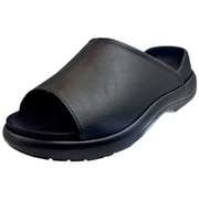 MMM92 BK S [【日本製】 メンズ ヒールフィット サンダル ブラック S（24.0cm～24.5cm）]