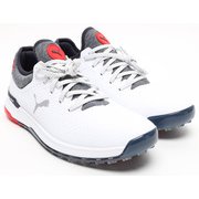 195695 プロアダプト アルファキャット 03 26.0cm [スパイクレスシューズ メンズ Puma White/Navy Blazer/High Risk Red]