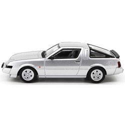 三菱スタリオン ミニチェアカー 1/28 新品 POP RACE 1/64 三菱 スタリオン レッド & ドライバー