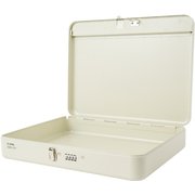 保管ボックス スチール A4書類収納可能 ワイヤー付き HBS-100