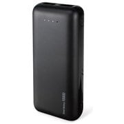 軽量＆スリムモバイルバッテリー 10000mAh ブラック BACLCK10000BK