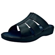 PT75004 BK M [【日本製】 メンズ 接触冷感 オフィス サンダル ブラック M（25.0cm～25.5cm）]