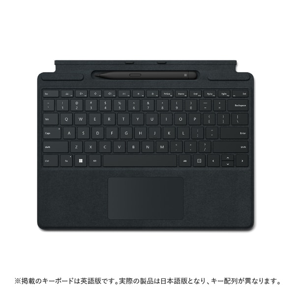 8X6-00019 [Surface Pro スリム ペン2付き Signature キーボード ブラック（Surface Pro 9, Surface Pro 8, Surface Pro X 対応）]
