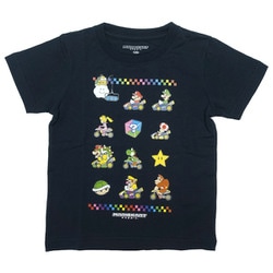 22843063 マリオカート Tシャツ KIDS 110cm ネイビー オールスター [キャラクターグッズ]