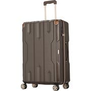 スーツケース 拡張タイプ 旅行日数目安:5~7泊 62L/拡張時73L TSAロック搭載 ダブルキャスターファスナーキャリー モカ 5109-60-MC