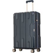 スーツケース 拡張タイプ 旅行日数目安:1週間以上 85L/拡張時100L TSAロック搭載 ダブルキャスターファスナーキャリー ネイビー 5109-69-NV
