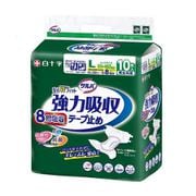 強力吸収テープ止め Lサイズ 10枚 [ヒップサイズ：90cm～125cm 吸収量：おしっこ約8回分]
