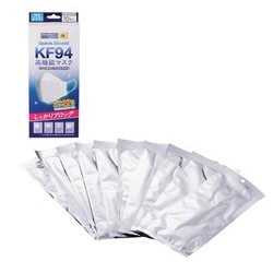 まとめ得 クイックシールド KF94 高機能マスク 個包装 ホワイト ふつうサイズ 10枚入 x [6個] /k