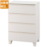 WCHL-590 [ウッドチェスト 脚付き オフホワイト]