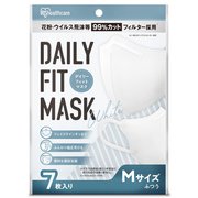 DAILY FIT MASK ふつう 7枚入 ホワイト RK-D7MW
