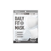 DAILY FIT MASK ゆったり大きめサイズ 7枚入 ホワイト RK-D7LW