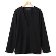 21WLWMJK1 M [【パジャマスーツ】抗ウイルスジャージカーディガンジャケット 黒 M]