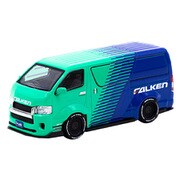 T64-038-FAL 1/64 トヨタ ハイエース ワイドボディ Falken [ダイキャストミニカー]