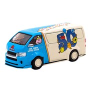 T64-038-MR 1/64 トヨタ ハイエース Mr.Men Little Mies 50ｔｈ アニバーサリー with メタルオイル缶 [ダイキャストミニカー]