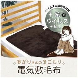 ゼピール電気掛敷毛布(瞬間消臭<抗ウイルス>)DM-Y421KSL-BRブラウン Amazon | 電響社(Denkyosha) ゼピール(Zepeal) 電気掛敷毛布