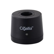 Cigallia iQosスタンド充電器 円柱形 ブラック 3R-CIQ02BK
