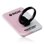 3R-BRI01KC02WP [BUNKER RING バンカーリング INOVA 角プレート 毛づくろい白猫×ピンク]