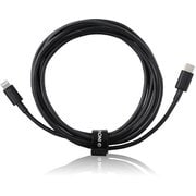 INOVA MFI認証済み Type-C to Lightning ケーブル 200cm ブラック 3R-NCR052BK