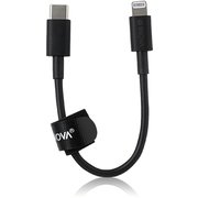 INOVA MFI認証済み Type-C to Lightning ケーブル 15cm ブラック 3R-NCR055BK
