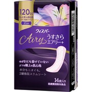ウィスパー うすさらエアリー＋ 女性用 120cc 多いときでも安心用 27cm 14枚入 [ナプキン型尿ケアパッド]