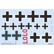 EDUD24001 1/24 デカール フライング・サーカス/JGⅠ フォッカー Dr.Ⅰ デカール （モンモデル用） [プラモデル用パーツ]