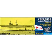 CS70311n レジン製艦船キット ソ連 スヴェルドルフ級巡洋艦 Pr.68bis スヴェルドルフ 1952年 洋上モデル [1/700 プラモデル]