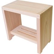 桧風呂椅子(足高) H30cm