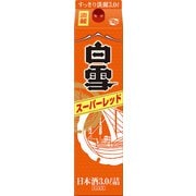 白雪 スーパーレッド パック 13度 3L [日本酒]