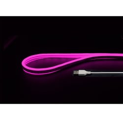 USBネオンチューブライト 2m ピンク NEONLT2M-PK
