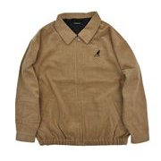 C1150N 14 L [KANGOL コーデュロイビッグジャケット メンズ ベージュ Lサイズ]