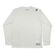 L51500 N0 M [LOTTO DRYメッシュロングTシャツ メンズ ホワイト Mサイズ]