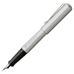ヘキサ シルバーマット 万年筆 両用式 F（細字） 150591