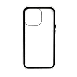 AC-P21P-MC SL [iPhone 13 Pro用 高品質背面ガラス+アルミバンパーケース シルバー]