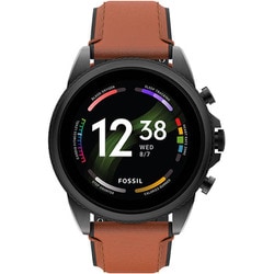 ブラウンレザー ジェネレーション6 スマートウォッチ - FTW4062