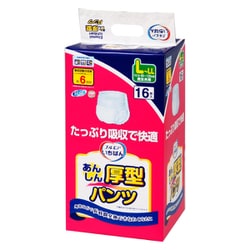 エルモアいちばん あんしん厚型パンツ L～LL 16枚 [大人用紙おむつ パンツタイプ 家庭用]