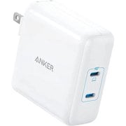 USB急速充電器 Anker PowerPort III 2-Port 100W USB PD（パワーデリバリー）対応 100W USB-C×2ポート 2台同時充電可能 ホワイト A2037121