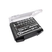1/4・1/2差込 75点組 ソケットレンチセット 専用ツールボックス、ラチェットハンドル Ratchet Z90セット仕様 8145 4118 ブラック 81454118