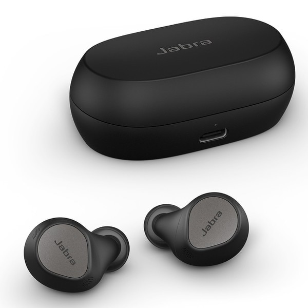 完全ワイヤレスイヤホン Jabra Elite 7 Pro Bluetooth/アクティブノイズキャンセリング対応 Titanium Black [100-99172001-40]