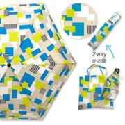 Zazzy Zaps(ザジーザップス) RandomSquare 折傘 F ベージュ