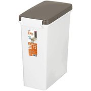 消臭 ゴミ箱 ペール ふた付き パッキン付き 12L ホワイト