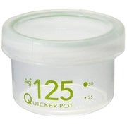 NA-125 [抗菌 保存容器 浅型 ナチュラル 125ml クイッカーポット]